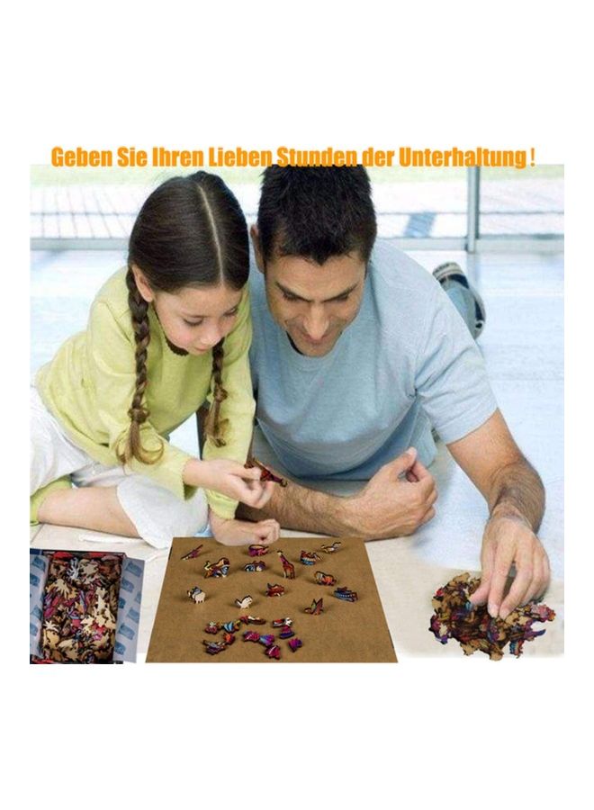 ألعاب بازل خشبية على شكل ببغاء مكونة من 121 قطعة 29x21x0.5 سم - Image 5